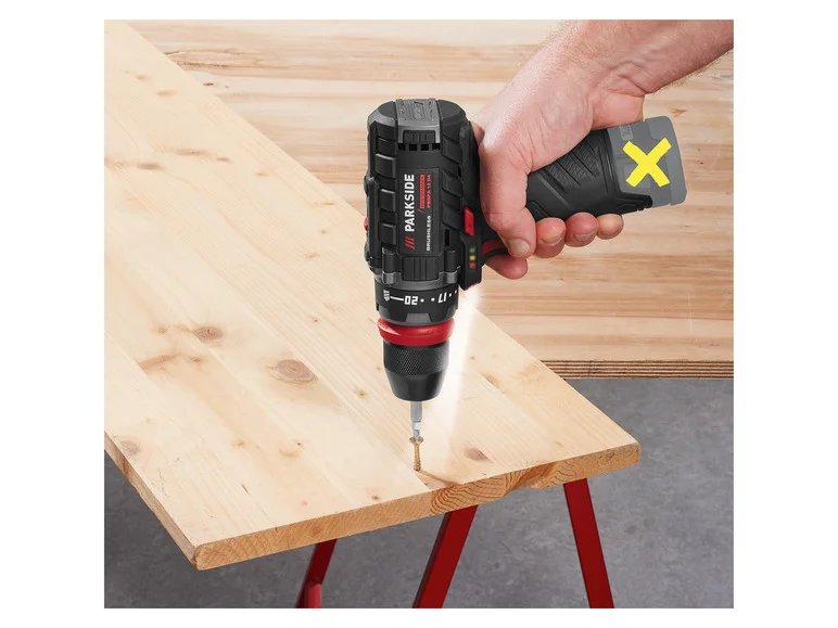 PARKSIDE PERFORMANCE® Perceuse-visseuse sans fil PBSPA 12 D4, 12 V