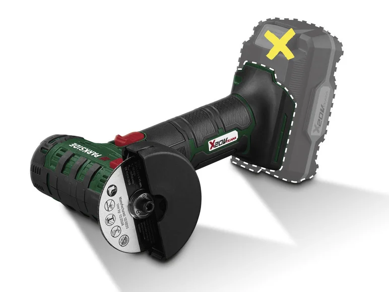 PARKSIDE® Meuleuse d'angle sans fil PWSAM 20-Li A1, 20 V