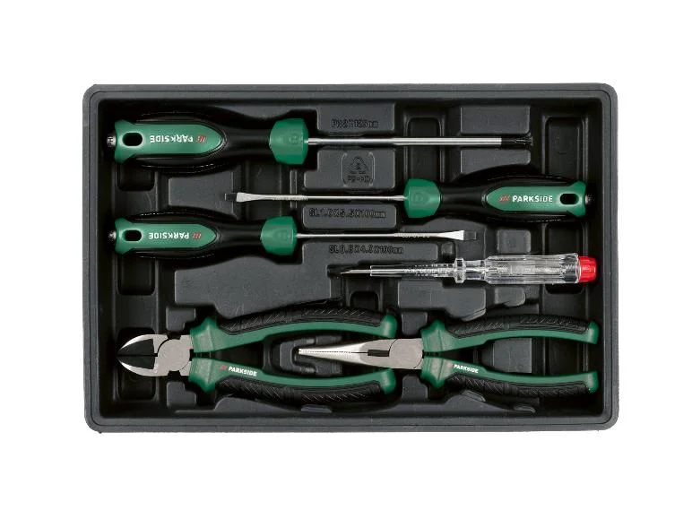 Boîte à outils avec visseuse sans fil PWBM A1, 92 pièces