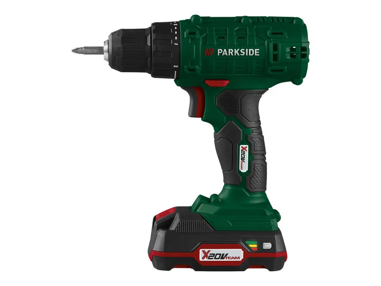 PARKSIDE® Perceuse-visseuse sans fil PBSA 20, 20 V