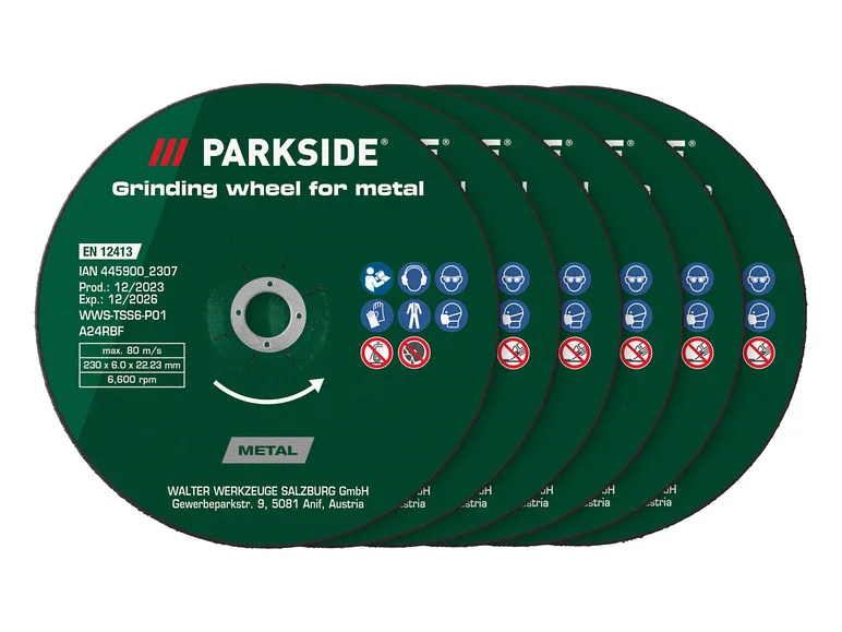 PARKSIDE® Kit de disques à tronçonner ou ébavurer ou Disque à tronçonner diamanté, Ø 230 mm