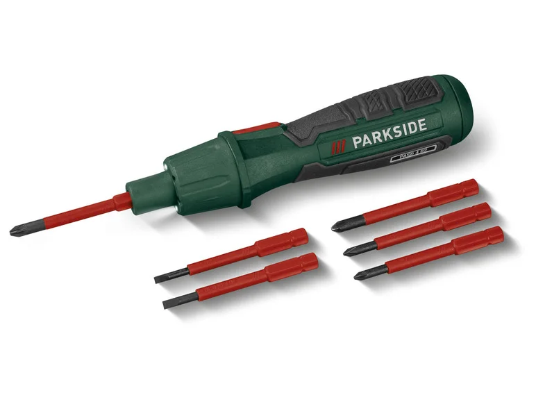 PARKSIDE® Tournevis sans fil PASD 4 B2, 4 V, avec 6 embouts