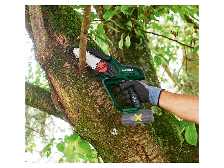 Mini-tronçonneuse à bois sans fil PAGHS 20-Li B2, 20 V
