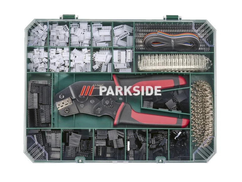PARKSIDE® Set de pinces à sertir, 2012 pièces