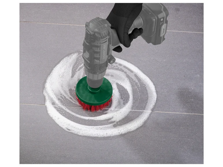 PARKSIDE® Set d'embouts à brosse et de tampons abrasifs, 14 pièces