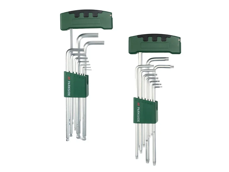 Jeu de clés mâles coudées