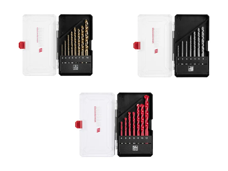 Jeu de forets hexagonaux en acier rapide / jeu de forets hexagonaux pour la pierre ou jeu de forets hexagonaux pour le bois, 8 pièces / 7 pièces