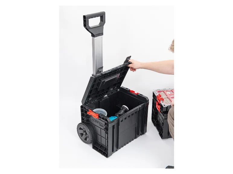 Kit caisse à outils sur roulettes, 3 pièces