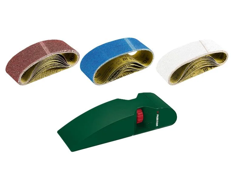 Bandes abrasives ou Ponceuse manuelle pour bandes abrasives