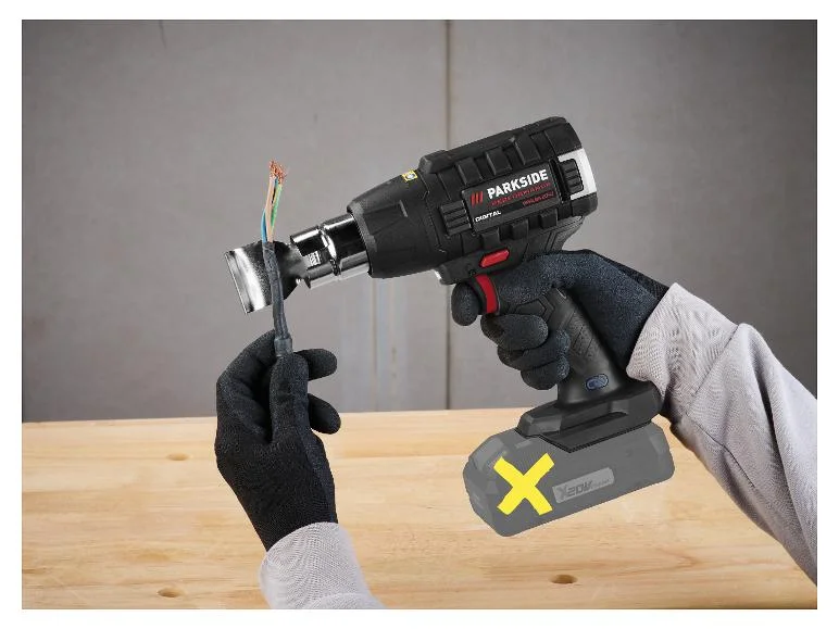 Décapeur thermique sans fil PPHLGA 20-Li A2, 20 V