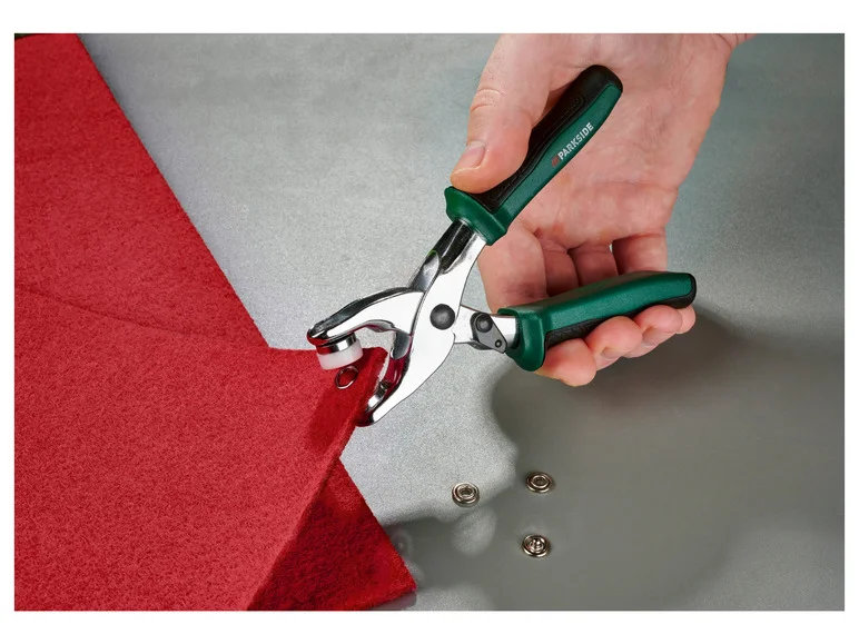 Set de pinces à trous et à œillets, 128 pièces