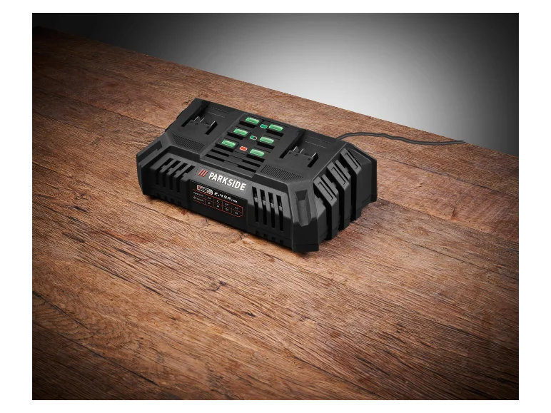 Tondeuse sans fil + Chargeur de batterie double, 40 V