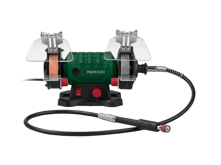 Touret à meuler double avec arbre flexible PDFW 120 B3, 120 W