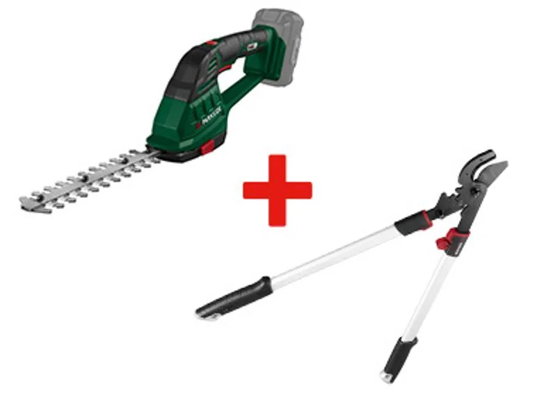 Coupe-bordures/taille-haies sans fil + Coupe-branches à enclume, 20 V