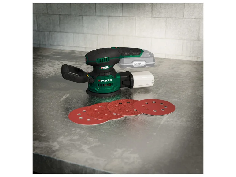 PARKSIDE® Ponceuse excentrique sans fil PAEXS 20-Li B2, 20 V