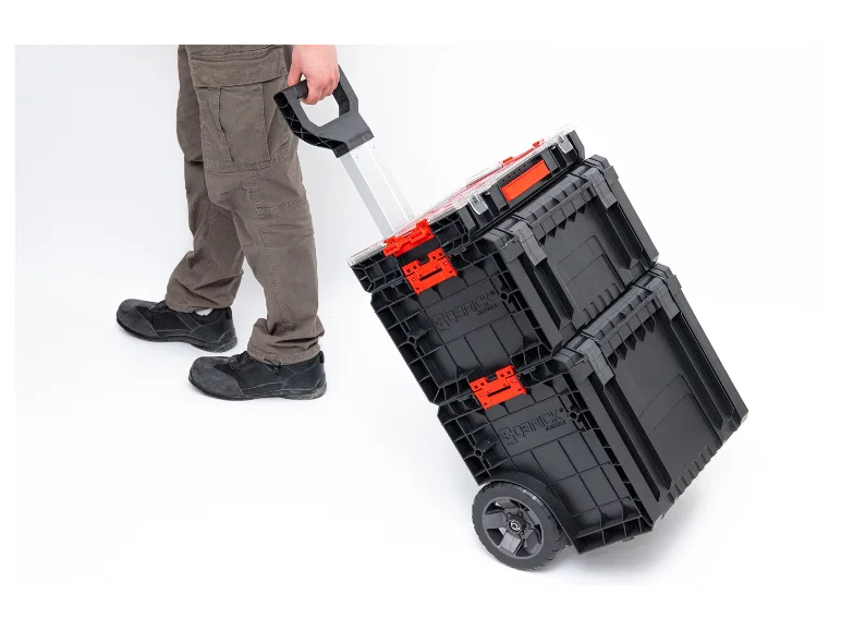 Kit caisse à outils sur roulettes, 3 pièces