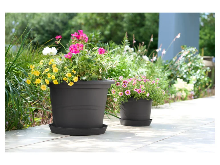 PARKSIDE® Pot à plantes avec soucoupe, 28 cm