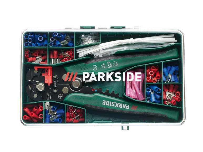 PARKSIDE® Jeu de pinces à dénuder et à sertir automatiques PCZS 231 C2 , 231 pièces