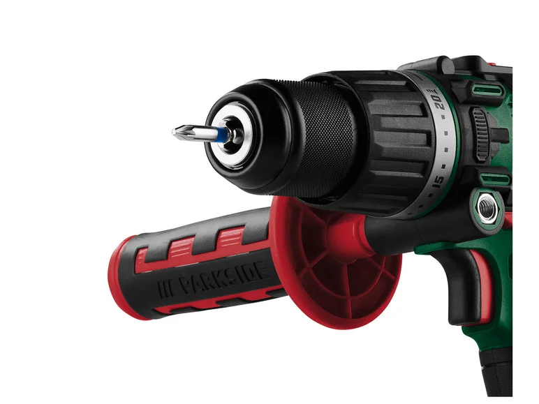 PARKSIDE® Perceuse-visseuse à percussion sans fil 3 en 1 PSBSA 20-Li C3, 20 V