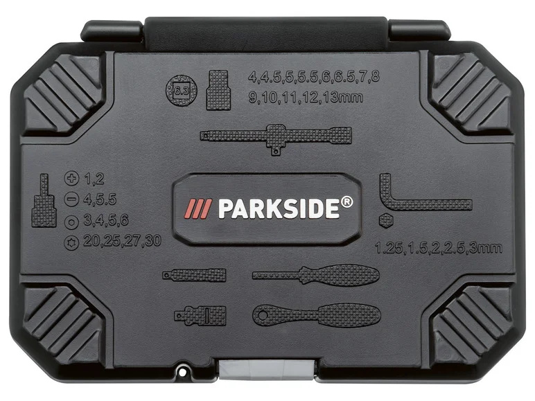 PARKSIDE® Set de douilles et d'embouts, 36 pièces