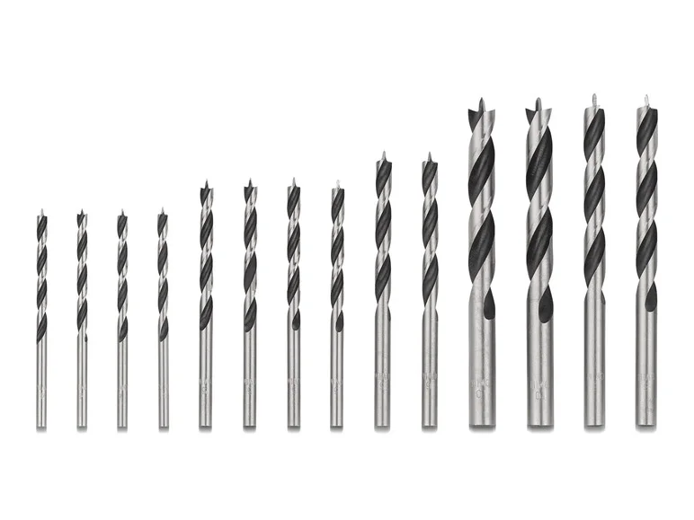 Jeu de forets acier, bois ou pierre