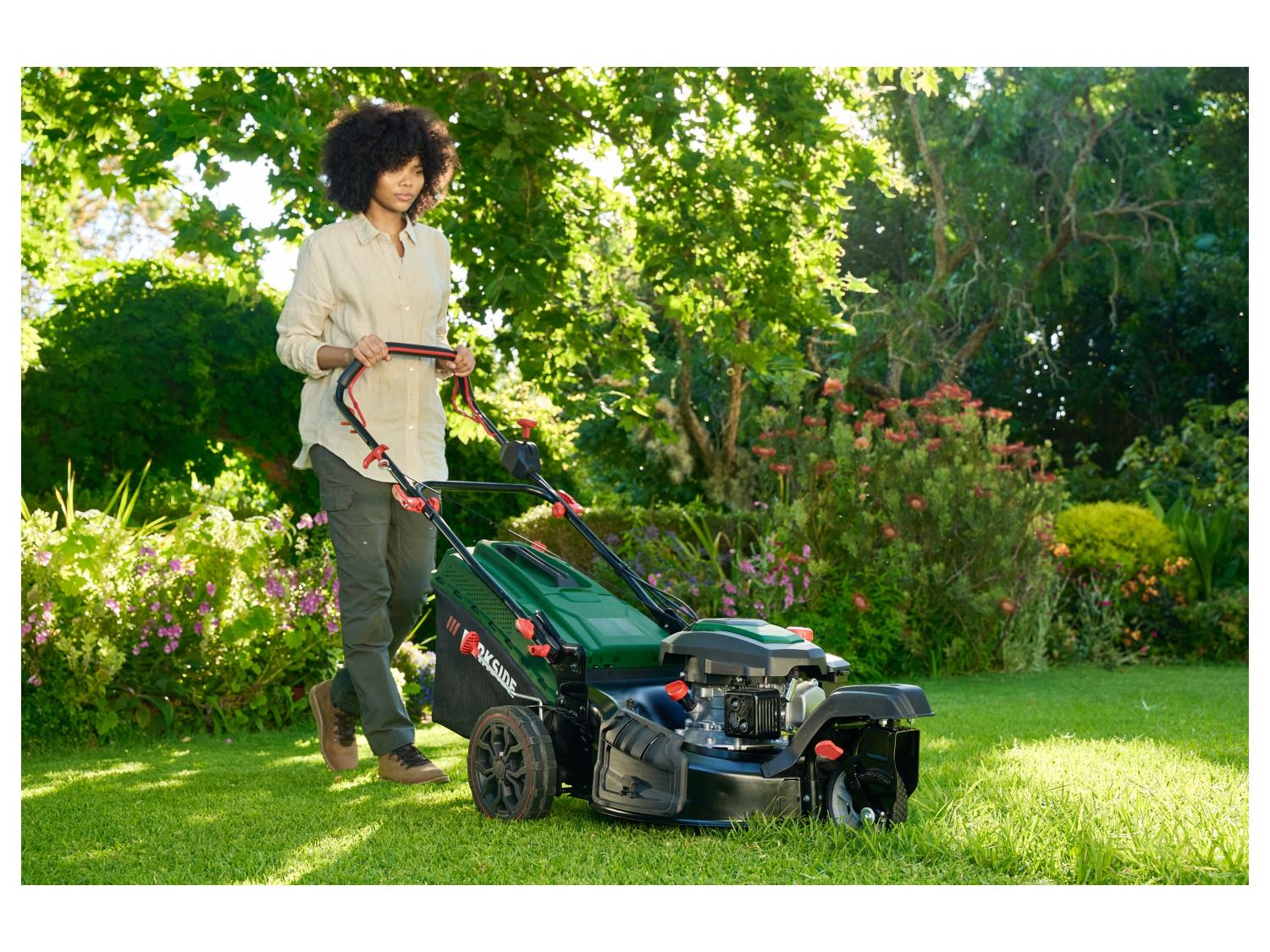 PARKSIDE® Petrol Lawn Mower »Trike PBRMT 51 A1«, with 7-level cutting height adjustment