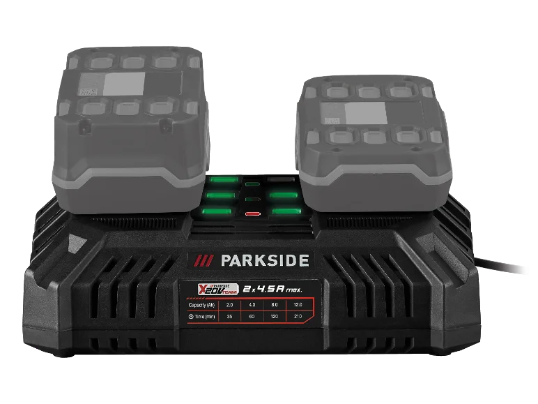 Tondeuse sans fil + Chargeur de batterie double, 40 V