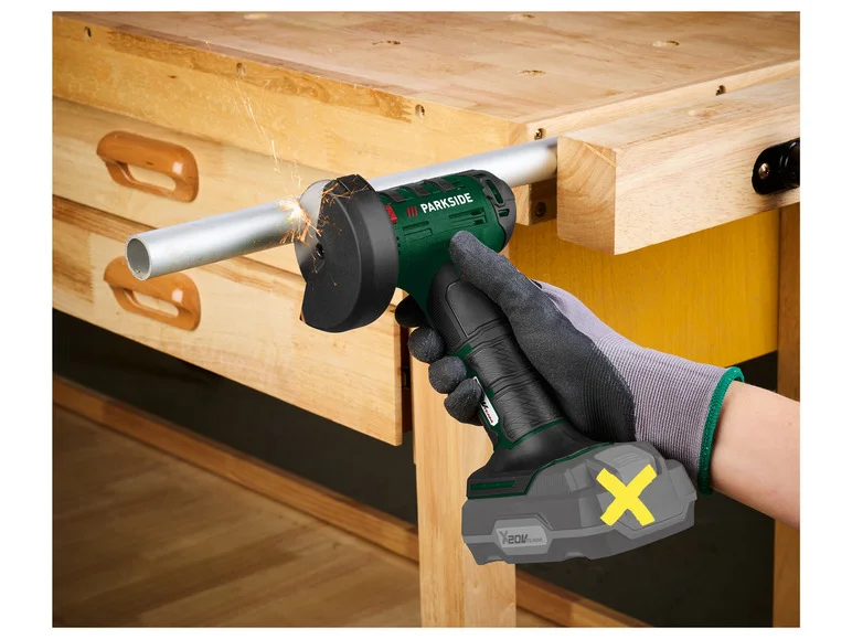 PARKSIDE® Meuleuse d'angle sans fil PWSAM 20-Li A1, 20 V