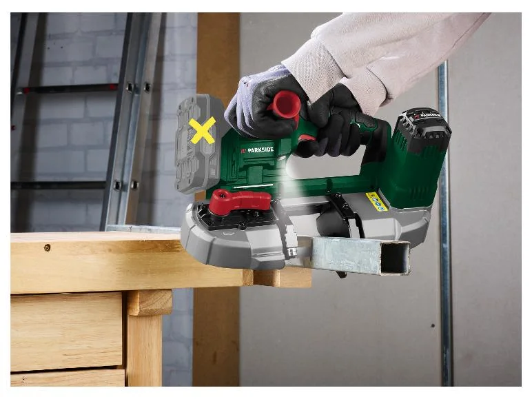 Scie à ruban sans fil PMBA 20-Li, 20 V