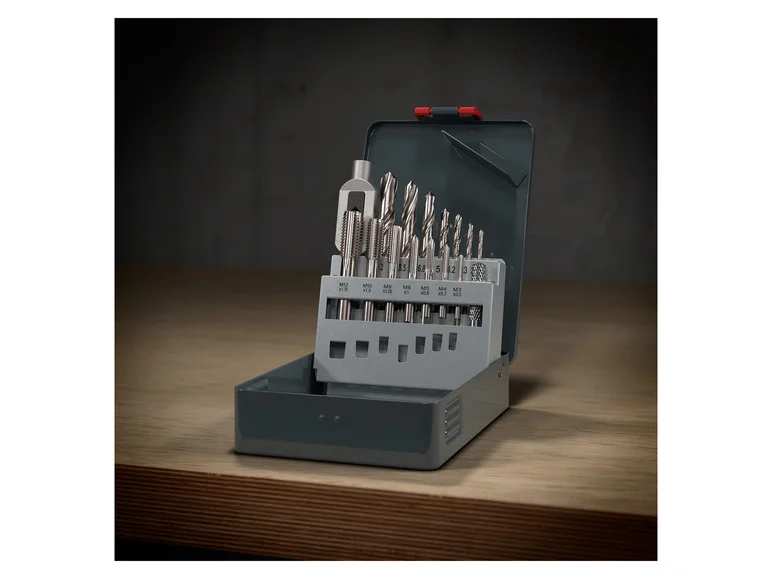 Set de forets et tarauds PBSS 15 A1, 15 pièces