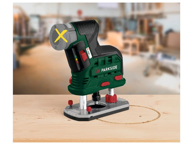 PARKSIDE® Défonceuse sans fil POFA 12 B3, 12 V