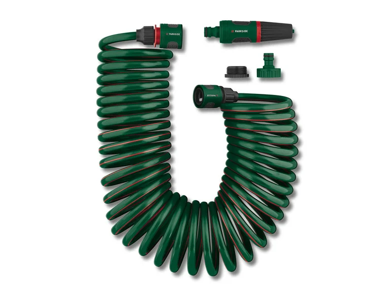 PARKSIDE® Set de tuyau d'arrosage spiralé, 10 m, 3/8