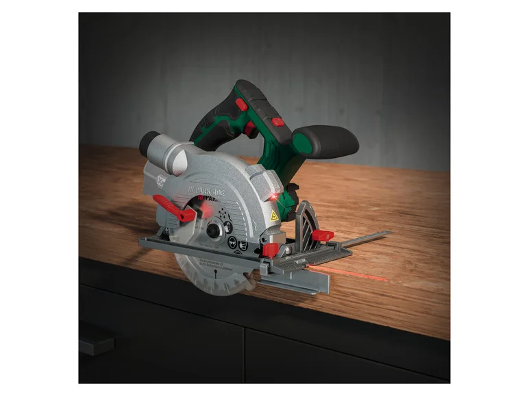 PARKSIDE® Scie circulaire sans fil PHKSA 20 Li B3, 20 V