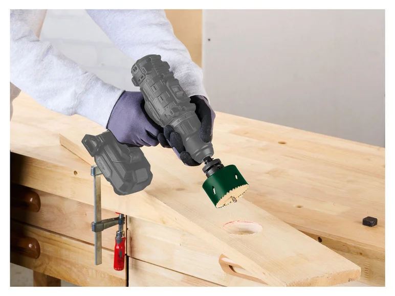 Jeu de scies cloches bimétalliques ou jeu de scies cloches au carbure, 9 pièces