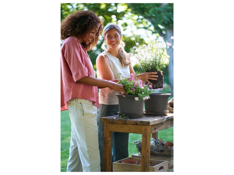 PARKSIDE® Pot à plantes avec soucoupe, 28 cm