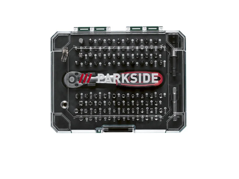 PARKSIDE® Set d'embouts et cliquet, 81 pièces