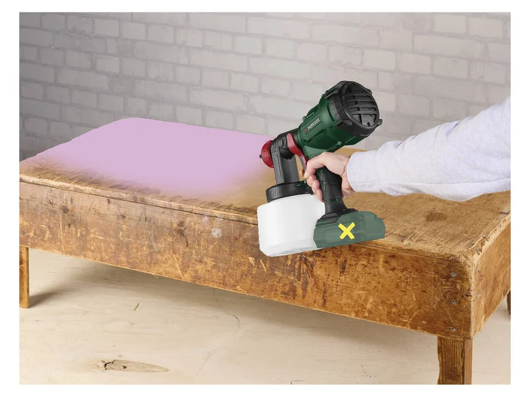 PARKSIDE® Pistolet à peinture sans fil PFSA 20-Li C3, 20 V