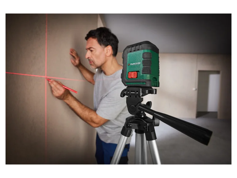 PARKSIDE® Niveau laser en croix avec trépied PKLL 10 B4