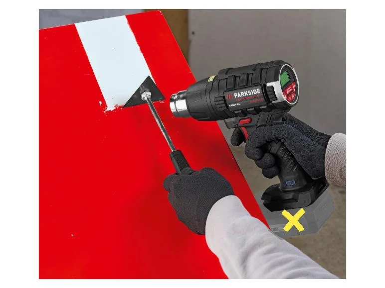 Décapeur thermique sans fil PPHLGA 20-Li A2, 20 V