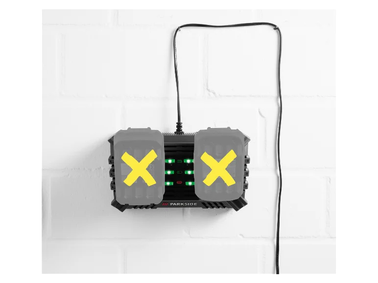 Tondeuse sans fil + Chargeur de batterie double, 40 V