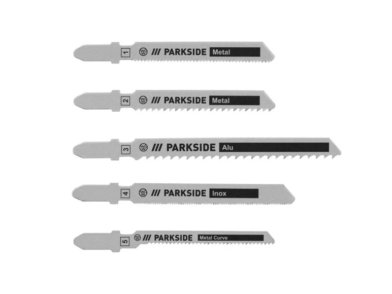 PARKSIDE® Lames de scie sauteuse PSTZ 3 A1, 5 pièces