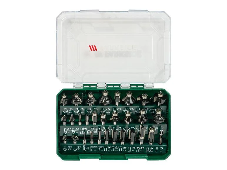 Fraises à bois pour toupie, lot de 30