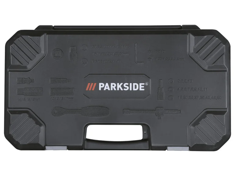 PARKSIDE® Set de douilles et d'embouts 3/8 pouces, 65 pièces