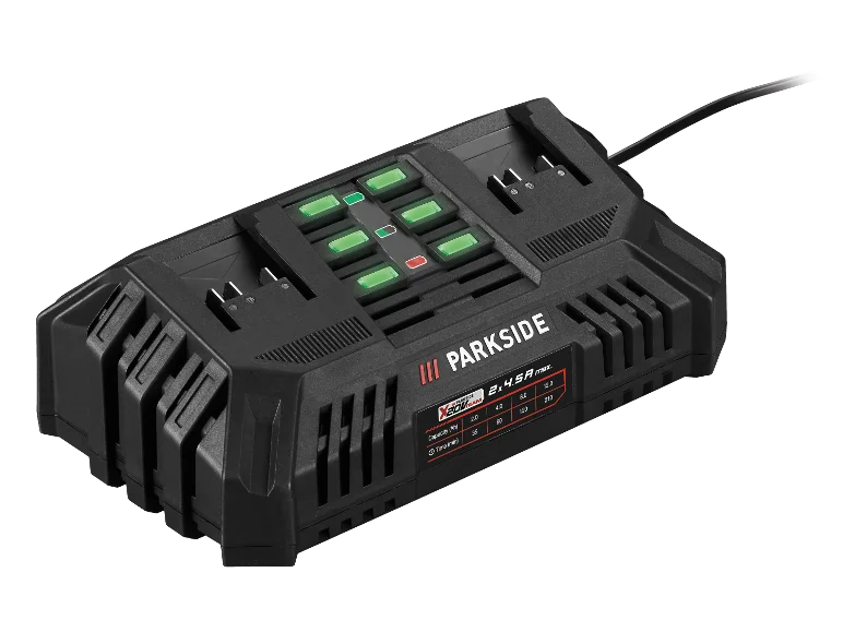 Tondeuse sans fil + Chargeur de batterie double, 40 V