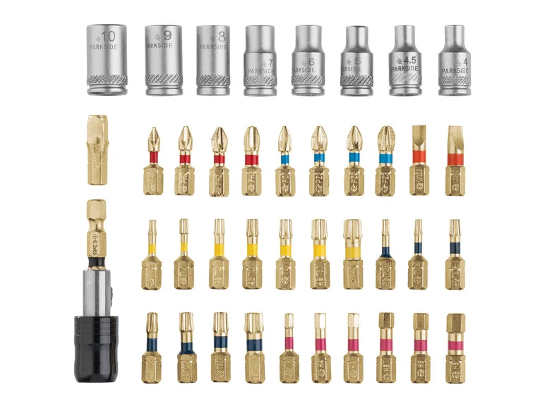 Jeu d'embouts Torsion ou Jeu d'embouts et de douilles Torsion PBSP 2 D4