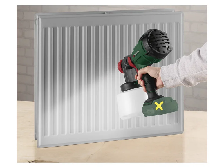 PARKSIDE® Pistolet à peinture sans fil PFSA 20-Li C3, 20 V