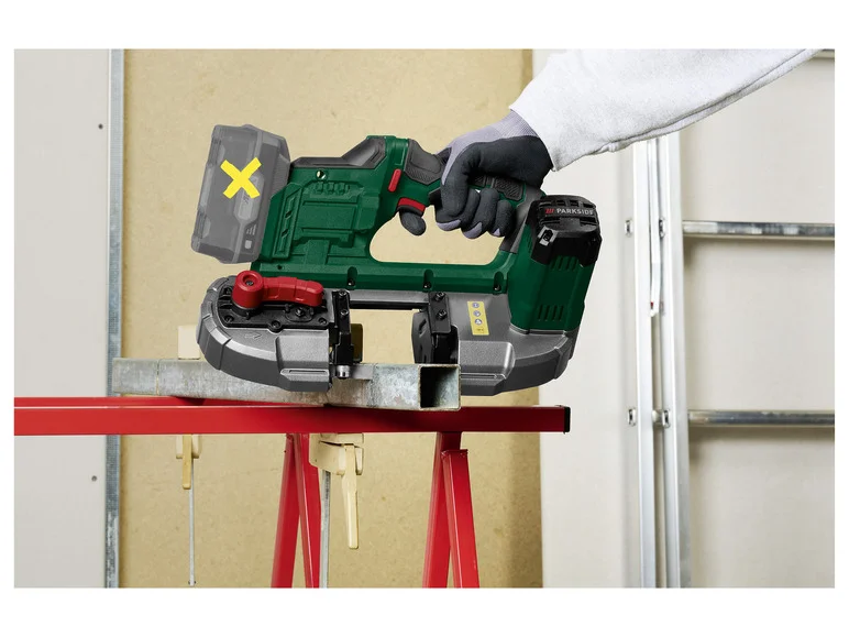 PARKSIDE® Scie à ruban sans fil PMBA 20-Li B2, 20 V