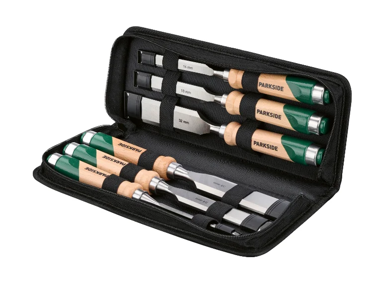 Set de ciseaux à bois, 6 pièces