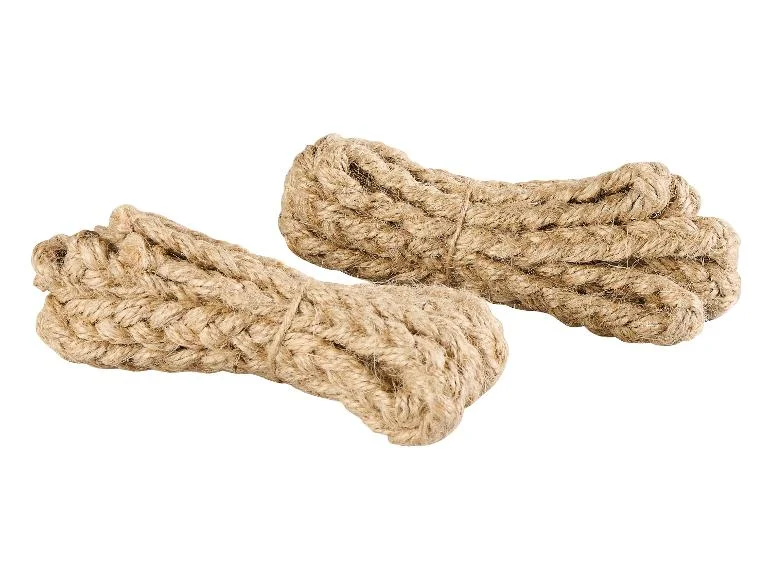 Lot de 2 tresses en jute, 2 m
