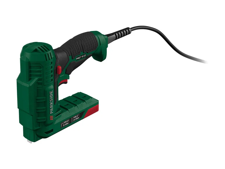 PARKSIDE® Agrafeuse-cloueuse électrique PHET 15 C2, 70 W